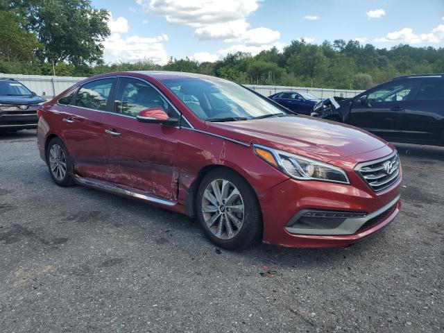 5NPE34AF1FH138133 - 2015 HYUNDAI SONATA SPORT 红色 照片 4