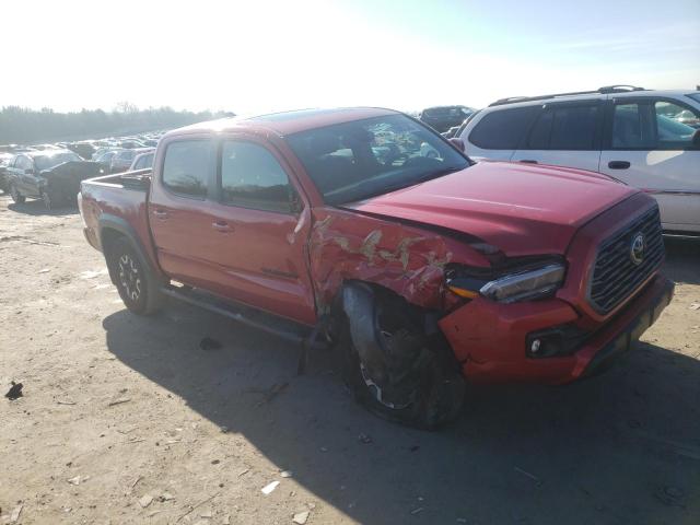 3TMCZ5AN5MM429700 - 2021 TOYOTA TACOMA DOUBLE CAB 红色 照片 4