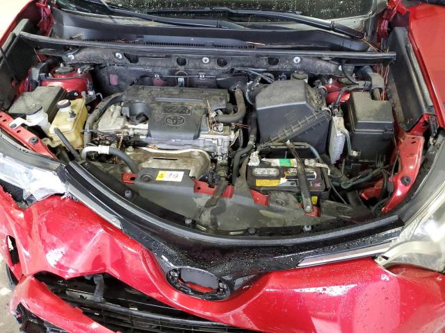 JTMRFREV4HJ142971 - 2017 TOYOTA RAV4 XLE 红色 照片 12