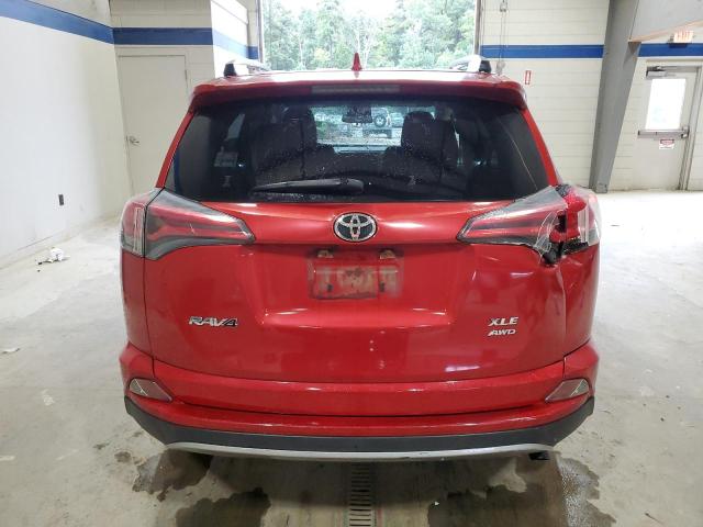 JTMRFREV4HJ142971 - 2017 TOYOTA RAV4 XLE 红色 照片 6
