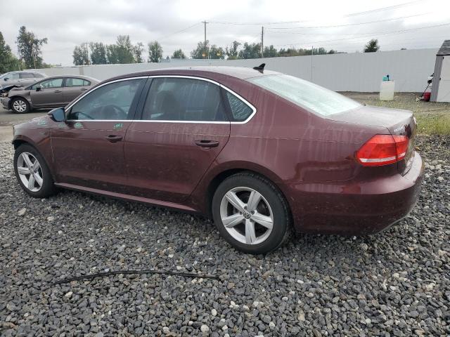 1VWBN7A34CC045602 - 2012 VOLKSWAGEN PASSAT SE 勃艮第红 照片 2