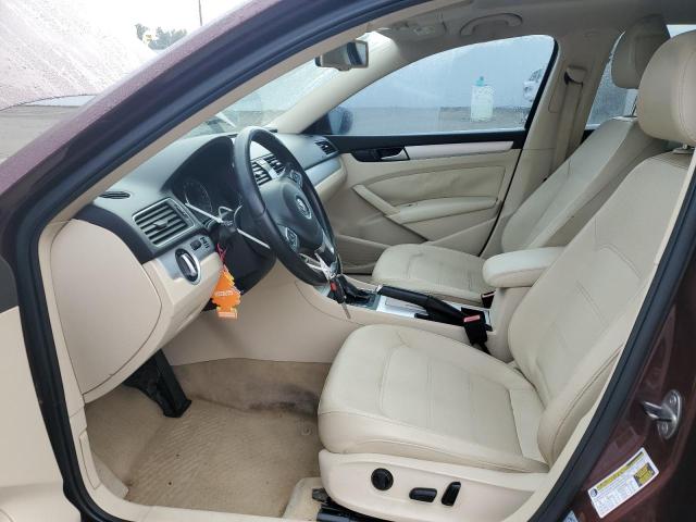 1VWBN7A34CC045602 - 2012 VOLKSWAGEN PASSAT SE 勃艮第红 照片 7