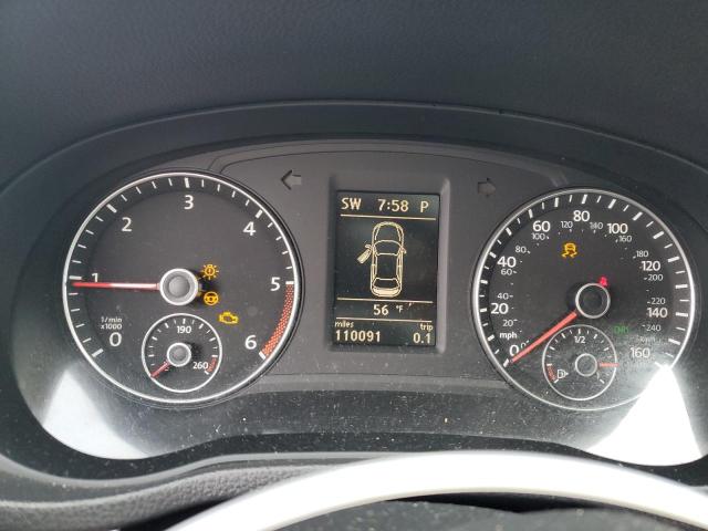 1VWBN7A34CC045602 - 2012 VOLKSWAGEN PASSAT SE 勃艮第红 照片 9