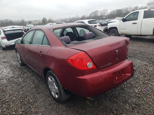 1G2ZF57B084174668 - 2008 PONTIAC G6 VALUE LEADER RED photo 2