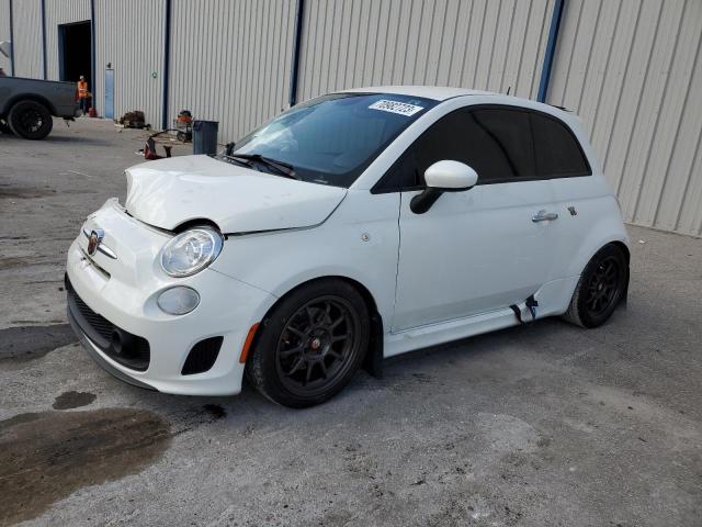 3C3CFFFH4FT663437 - 2015 FIAT 500 ABARTH WHITE photo 1