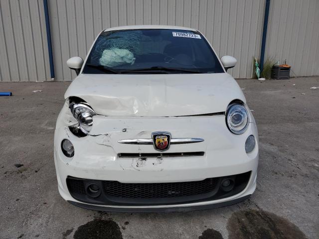 3C3CFFFH4FT663437 - 2015 FIAT 500 ABARTH WHITE photo 5