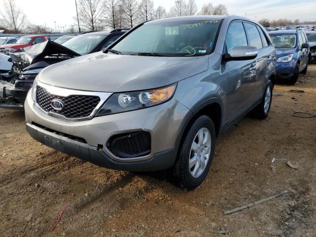 5XYKT3A16BG089644 - 2011 KIA SORENTO BASE CHARCOAL photo 1