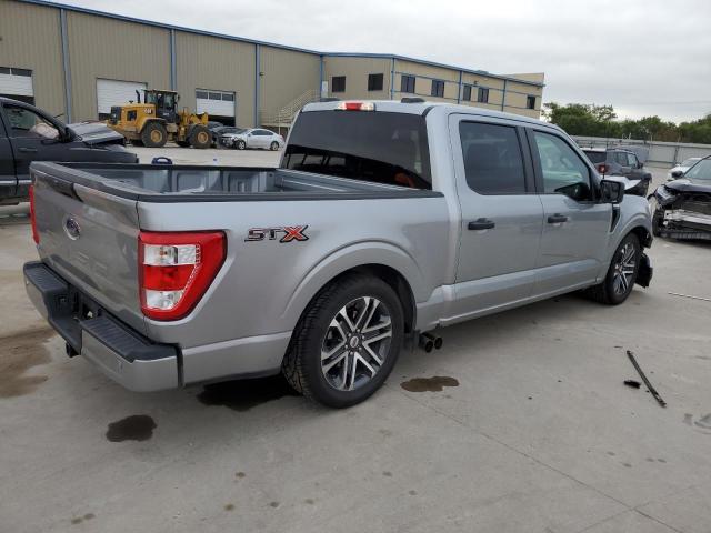 1FTEW1C58NKF22369 - 2022 FORD F150 SUPERCREW SILVER photo 3