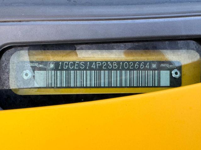1GCES14P23B102664 - 2003 CHEVROLET SSR 黄色 照片 10
