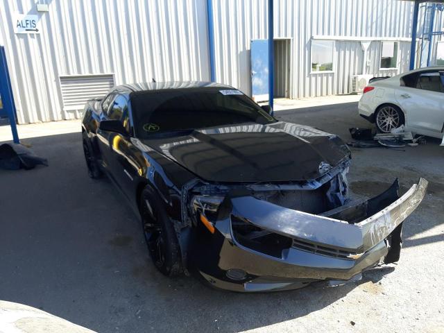 2G1FD1E37F9140626 - 2015 CHEVROLET CAMARO LT BLACK photo 1