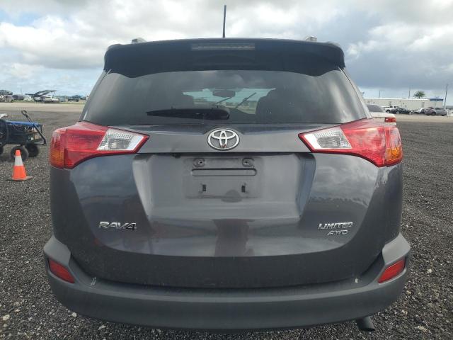 JTMDFREV8FD098897 - 2015 TOYOTA RAV4 LIMITED GRAY photo 6