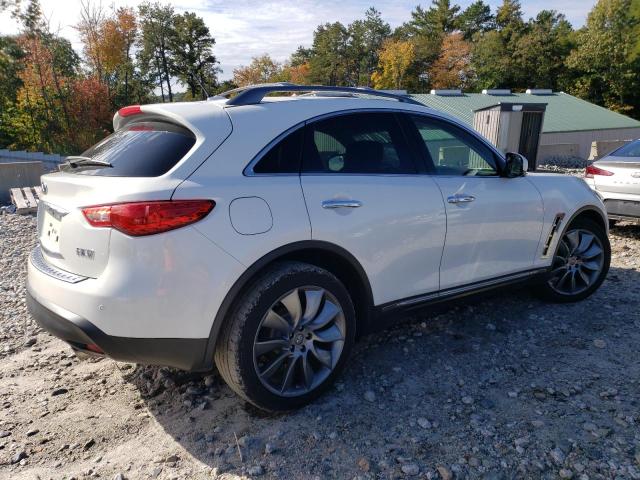 JN8CS1MW3DM170898 - 2013 INFINITI FX37 WHITE photo 3