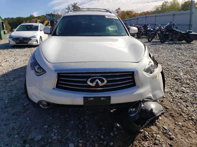 JN8CS1MW3DM170898 - 2013 INFINITI FX37 WHITE photo 5