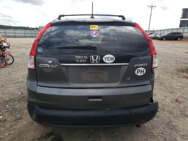 5J6RM4H74CL032337 - 2012 HONDA CR-V EXL GRAY photo 6