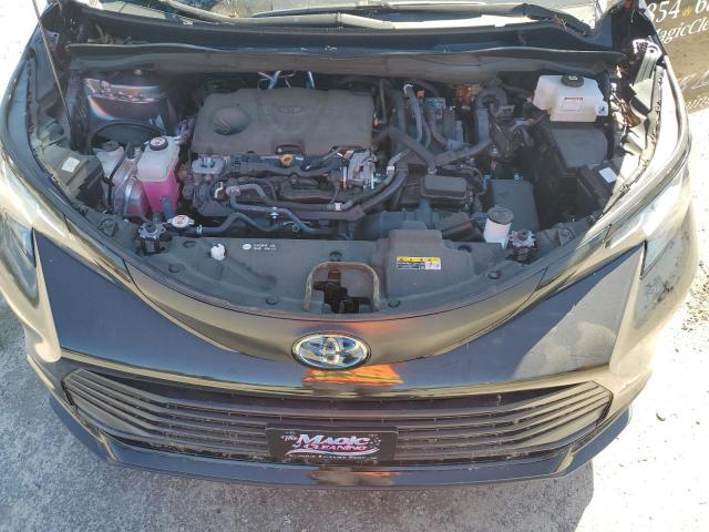5TDYRKEC4MS063354 - 2021 TOYOTA SIENNA XLE BLACK photo 12