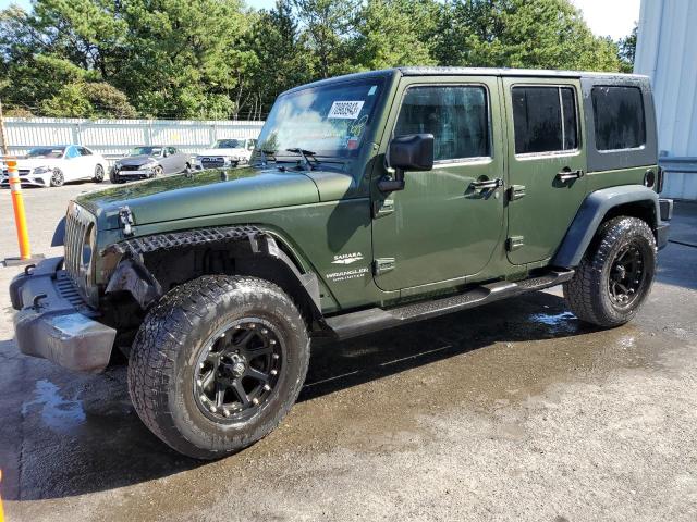 1J8GB59107L160768 - 2007 JEEP WRANGLER SAHARA GREEN photo 1