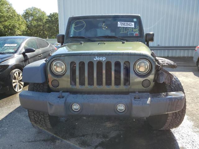 1J8GB59107L160768 - 2007 JEEP WRANGLER SAHARA GREEN photo 5