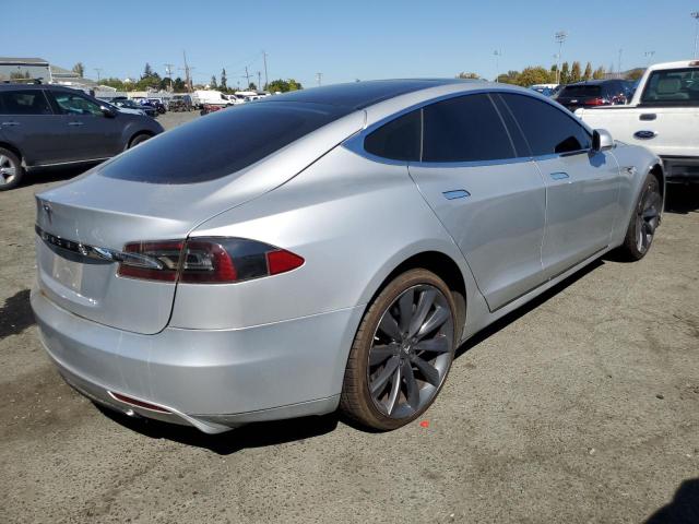 5YJSA1DP1CFS00779 - 2012 TESLA MODEL S Արծաթագույն լուսանկար 3