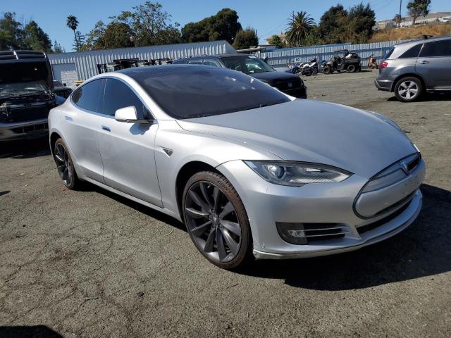 5YJSA1DP1CFS00779 - 2012 TESLA MODEL S Արծաթագույն լուսանկար 4