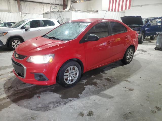 1G1JB5SH0H4137015 - 2017 CHEVROLET SONIC LS RED photo 1