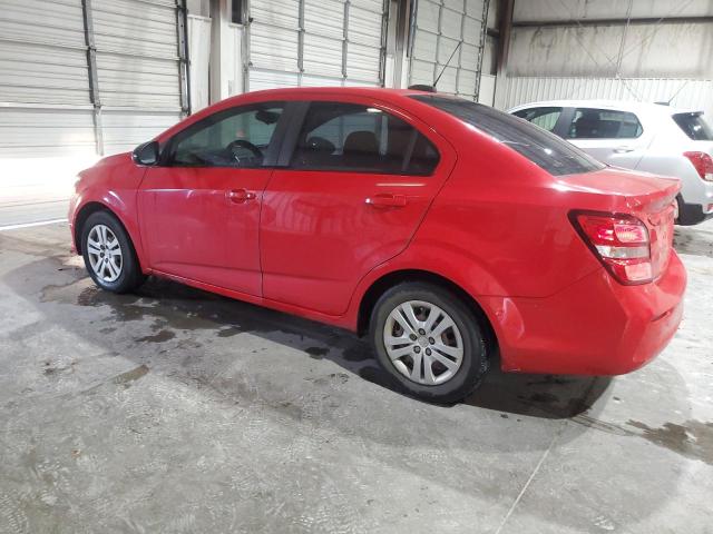 1G1JB5SH0H4137015 - 2017 CHEVROLET SONIC LS RED photo 2