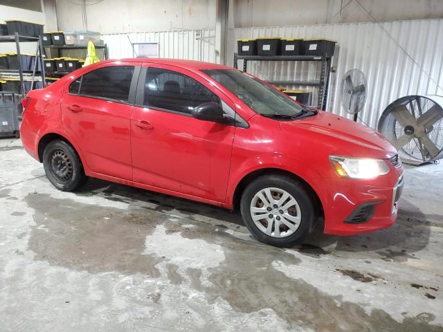 1G1JB5SH0H4137015 - 2017 CHEVROLET SONIC LS RED photo 4