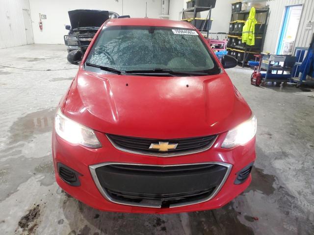 1G1JB5SH0H4137015 - 2017 CHEVROLET SONIC LS RED photo 5