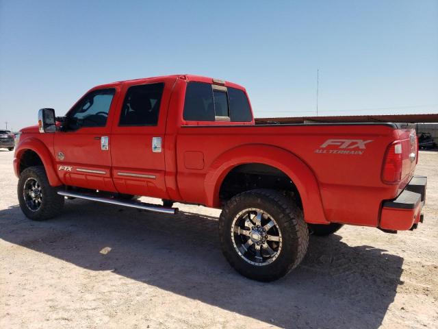 1FT7W2BT0GEA30421 - 2016 FORD F250 SUPER DUTY RED photo 2