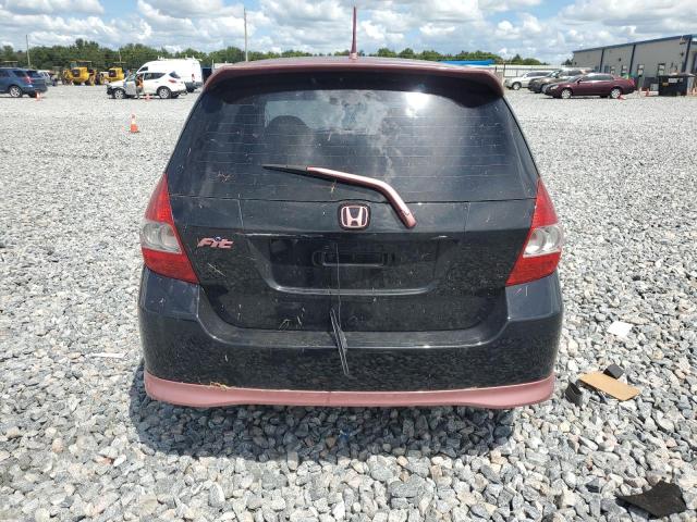 JHMGD38458S042643 - 2008 HONDA FIT BLACK photo 6