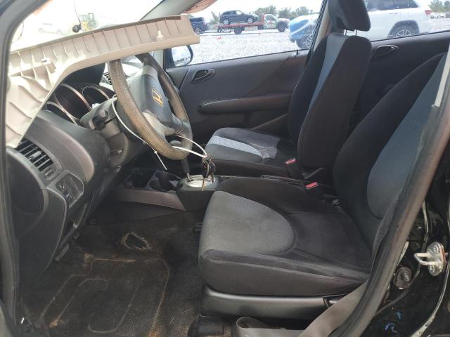 JHMGD38458S042643 - 2008 HONDA FIT BLACK photo 7