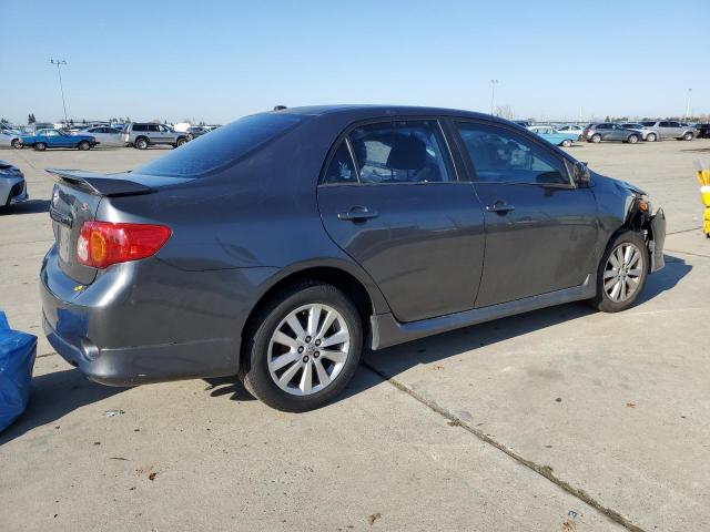 2T1BU4EE4AC500632 - 2010 TOYOTA COROLLA BASE GRAY photo 3