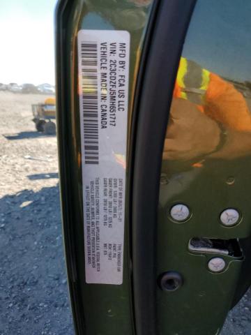 2C3CDZFJ5MH651717 - 2021 DODGE CHALLENGER R/T SCAT PACK GREEN photo 13