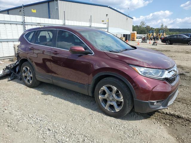 2HKRW1H53KH511168 - 2019 HONDA CR-V EX MAROON photo 4