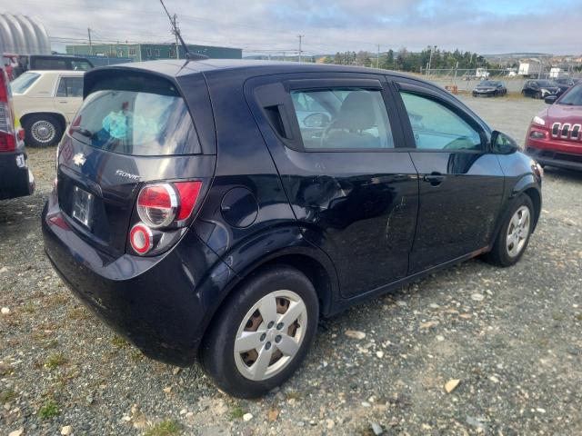 1G1JA6EH7D4226434 - 2013 CHEVROLET SONIC LS BLACK photo 3