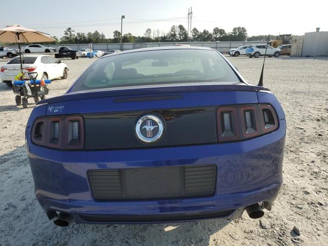 1ZVBP8AM4D5240579 - 2013 FORD MUSTANG BLUE photo 6