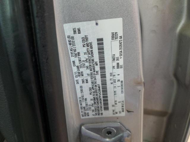 1FMCU9G97FUC06407 - 2015 FORD ESCAPE SE ვერცხლისფერი ფოტო 13