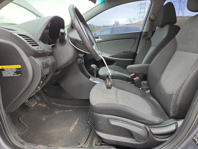 KMHCT5AEXDU068764 - 2013 HYUNDAI ACCENT GLS GRAY photo 7