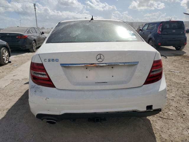 WDDGF4HB3DA805104 - 2013 MERCEDES-BENZ C 250 WHITE photo 6