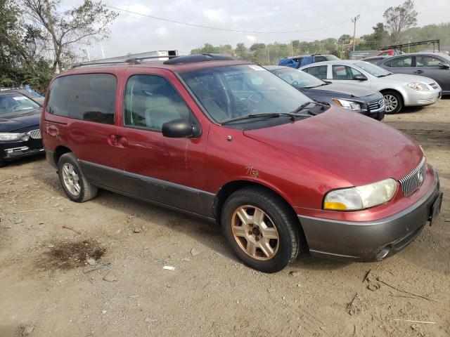 4M2ZV12T31DJ17744 - 2001 MERCURY VILLAGER SPORT RED photo 4