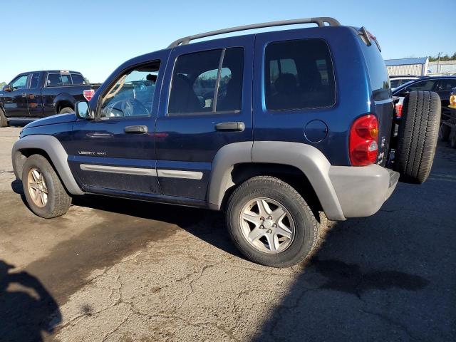 1J4GL48K62W352321 - 2002 JEEP LIBERTY SPORT 蓝色 照片 2