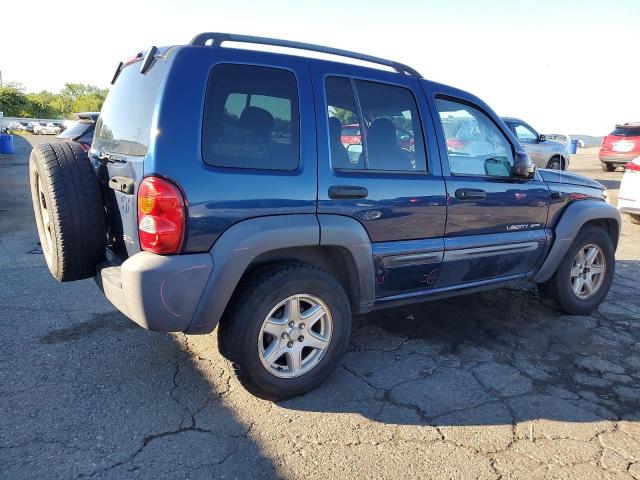 1J4GL48K62W352321 - 2002 JEEP LIBERTY SPORT 蓝色 照片 3
