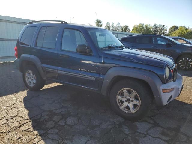 1J4GL48K62W352321 - 2002 JEEP LIBERTY SPORT 蓝色 照片 4