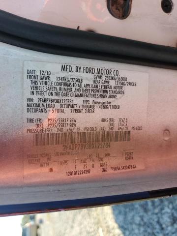 2FABP7BV3BX125784 - 2011 FORD CROWN VICT POLICE INTERCEPTOR BLACK photo 12