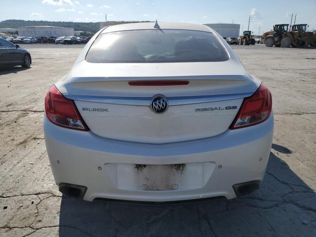 2G4GV5GVXC9205068 - 2012 BUICK REGAL GS WHITE photo 6