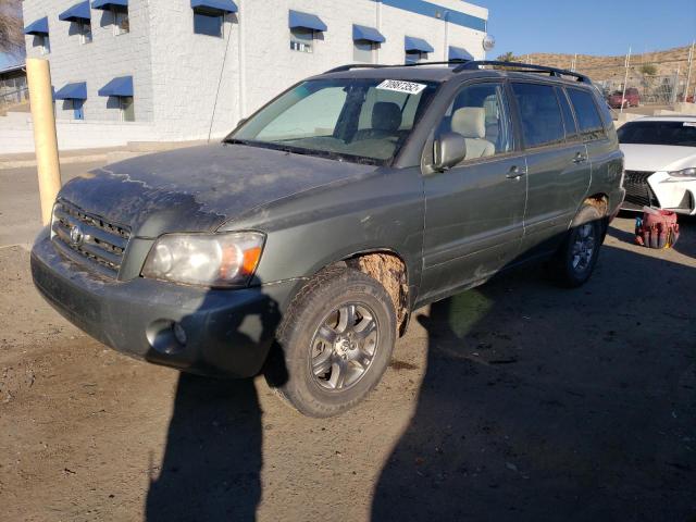 JTEEP21A370215124 - 2007 TOYOTA HIGHLANDER SPORT GREEN photo 1