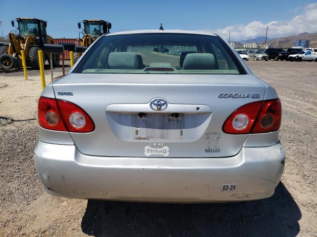 1NXBR32EX5Z460366 - 2005 TOYOTA COROLLA CE SILVER photo 6