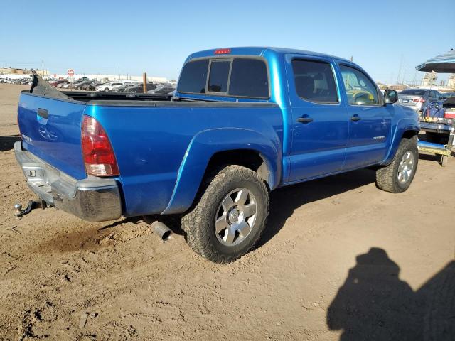 5TEJU62N96Z212036 - 2006 TOYOTA TACOMA DOUBLE CAB PRERUNNER BLUE photo 3