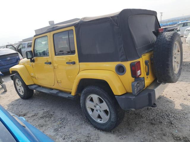 1J4HA5H16BL544475 - 2011 JEEP WRANGLER U SAHARA YELLOW photo 2
