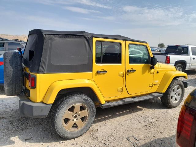 1J4HA5H16BL544475 - 2011 JEEP WRANGLER U SAHARA YELLOW photo 3