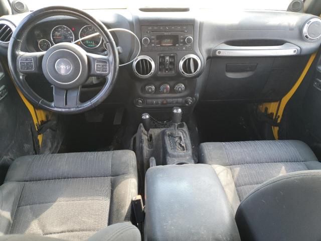 1J4HA5H16BL544475 - 2011 JEEP WRANGLER U SAHARA YELLOW photo 8